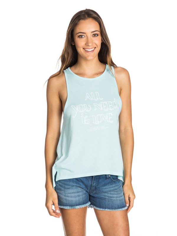 roxy, All You Need Is Love Tank, ANGEL BLUE (bgd0) 0 All You Need Is Love Tank ARJZT00569 Roxy