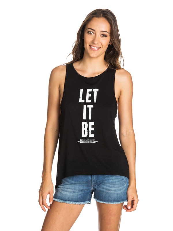 roxy, Let It Be Tank, TRUE BLACK (kvj0) 0 Let It Be Tank ARJZT00572 Roxy