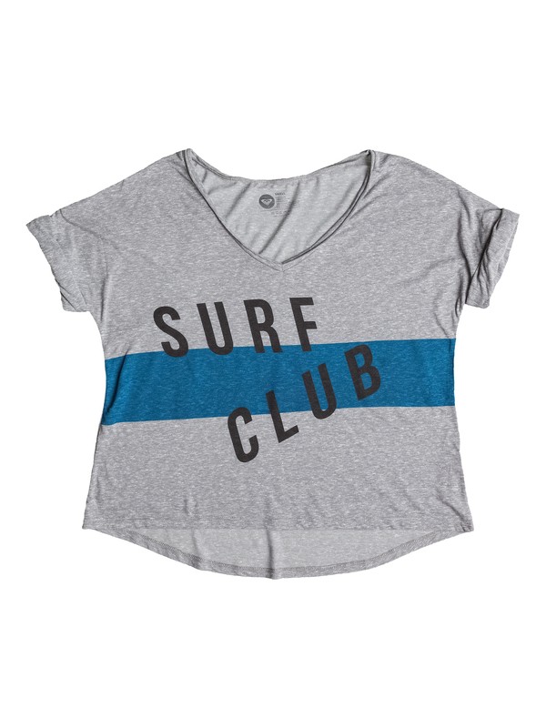 roxy, Surf Club Tee, SMOKE SIGNALS (kpv0) 0 Surf Club Tee ARJZT03163 Roxy