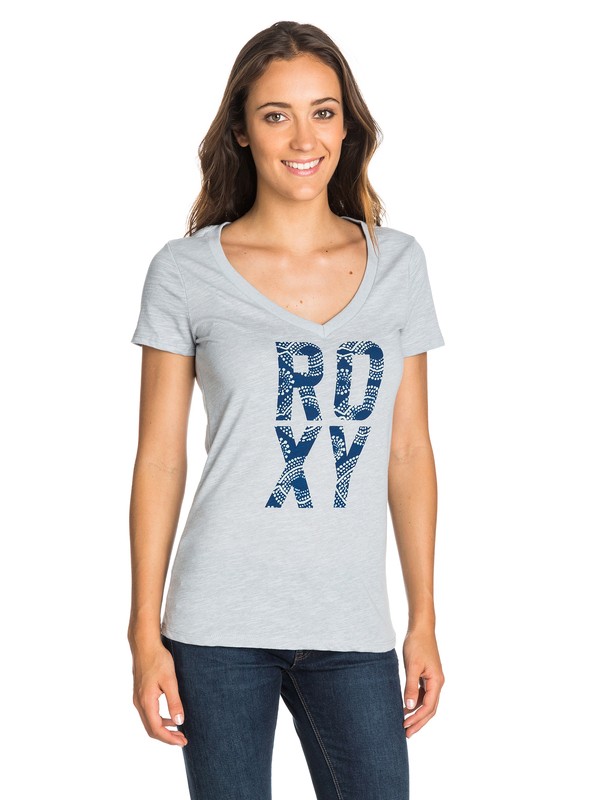 roxy, Mermaid Way T-Shirt, HERITAGE HEATHER (sgrh) 0 Mermaid Way T-Shirt ARJZT03167 Roxy