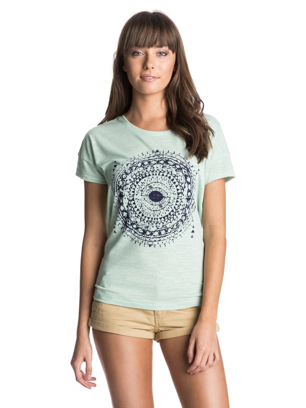 roxy, Batik Tee, SEA GLASS (gef0) 0 Batik Tee ARJZT03182 Roxy