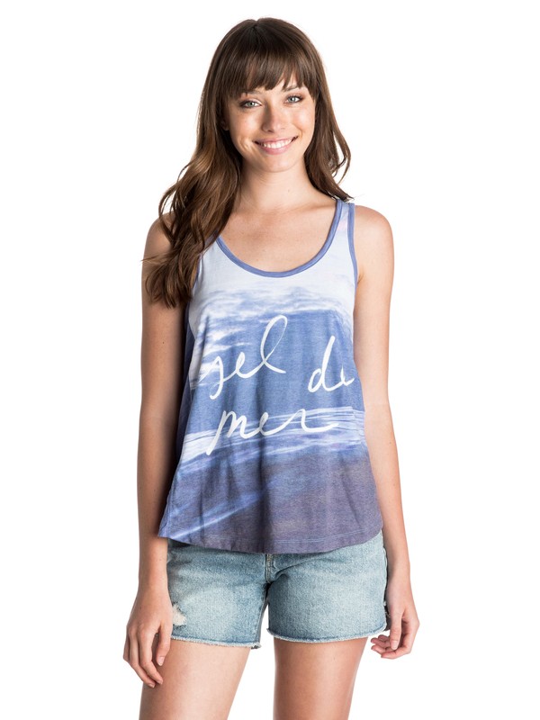 roxy, Sel De Mer Swing Tank, LIGHT DENIM (pmk0) 0 Sel De Mer Swing Tank ARJZT03343 Roxy