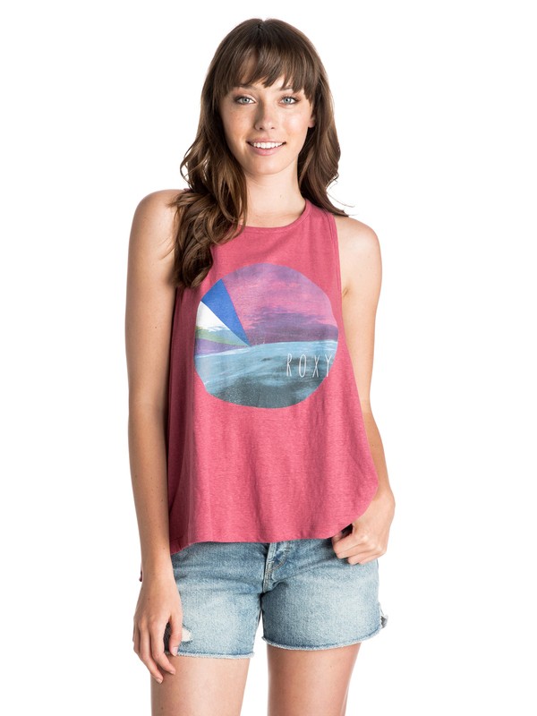 roxy, High Tide Muscle Tank, SLATE ROSE (mlz0) 0 High Tide Muscle Tank ARJZT03390 Roxy