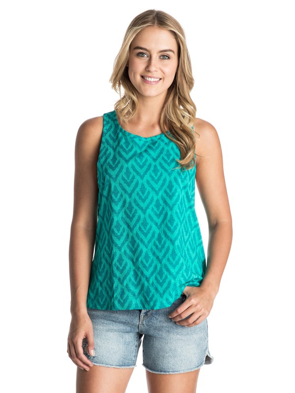 roxy, Climbing Ikat High-Neck Top, COLUMBIA (gpf0) 0 Climbing Ikat High-Neck Top ARJZT03391 Roxy