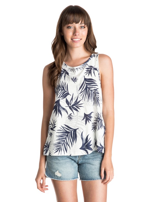 Midnight Palm - High-Neck Muscle Tank ARJZT03392 0 Midnight Palm - Débardeur ARJZT03392 Roxy