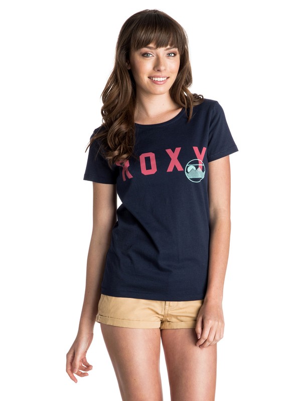 roxy, Wilderness Tee, PEACOAT (btn0) 0 Wilderness Tee ARJZT03552 Roxy