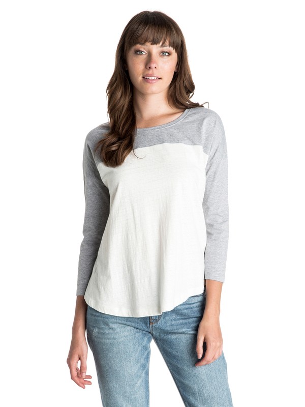 roxy, Midnight Palm Long Sleeve Tee, SEA SPRAY (wbs0) 0 Midnight Palm Long Sleeve Tee ARJZT03561 Roxy