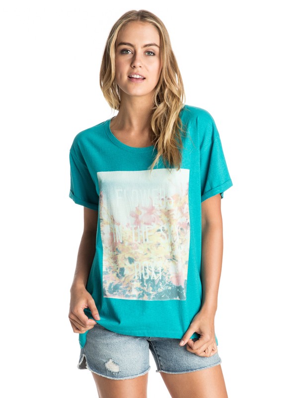 roxy, In The Sky Tee, LAKE BLUE (bnw0) 0 In The Sky Tee ARJZT03566 Roxy