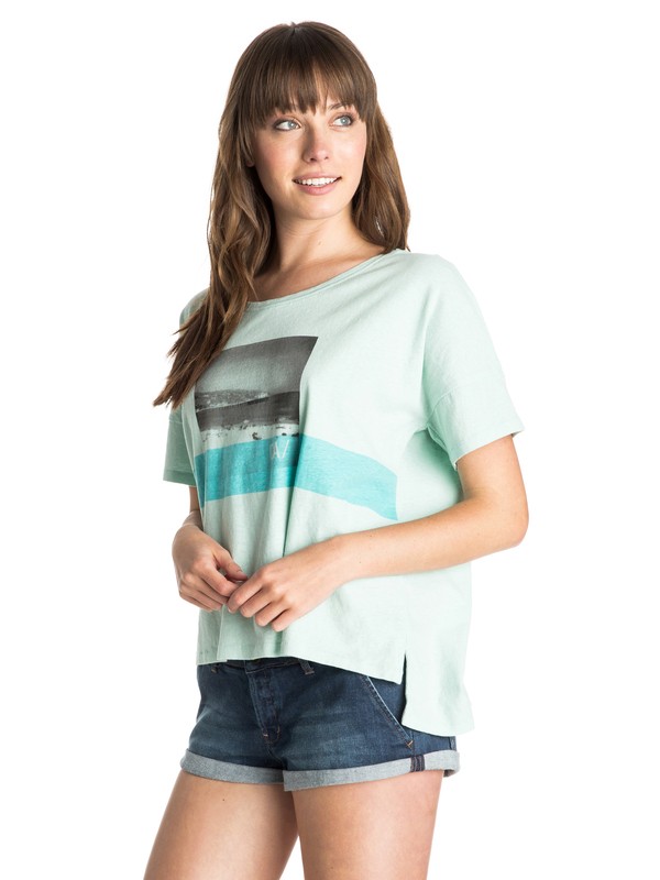 roxy, The Pier Tee, HARBOR GRAY (bfr0) 0 The Pier Tee ARJZT03599 Roxy