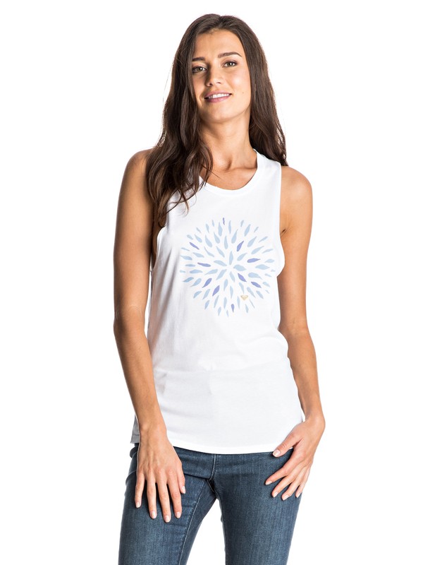 roxy, Lagos Muscle Tank, SEA SALT (wbb0) 0 Lagos Muscle Tank ARJZT03974 Roxy