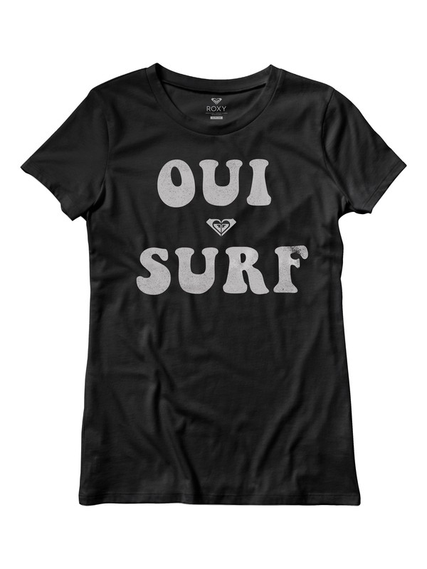 roxy, Oui Surf Tee, ANTHRACITE (kvj0) 0 Oui Surf Tee ARJZT04307 Roxy