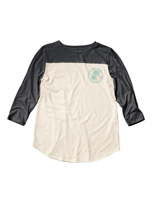 roxy, Palm Circle Soccer Long Sleeve Tee, ANTHRACITE (kvj0) 0 Palm Circle Soccer Long Sleeve Tee ARJZT04573 Roxy