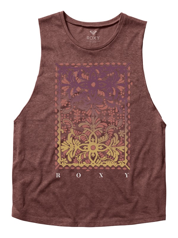 roxy, Tile Wall Muscle Tee, RIO RED (rrk0) 0 Tile Wall Muscle Tee ARJZT04686 Roxy