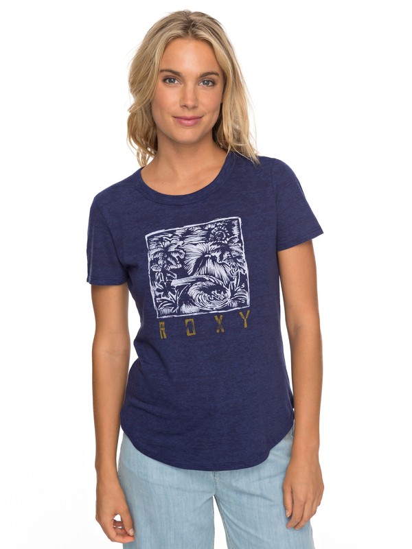 roxy, Spice Of Life Tee, DEEP COBALT (bre0) 0 Spice Of Life Tee ARJZT04712 Roxy
