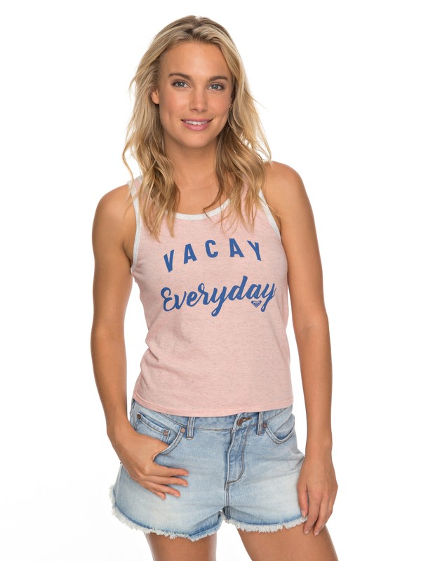 roxy, Vacay Tank Top, TROPICAL PEACH (mdr0) 0 Vacay Tank Top Pink ARJZT04715 Roxy