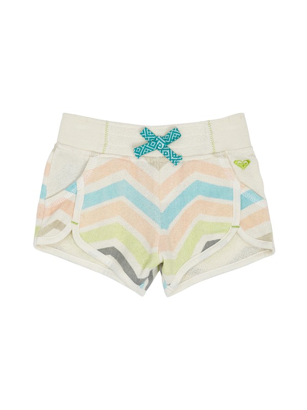 roxy, Girls 2-6 Free Star Shorts, SEA SPRAY (wbs0) 0 Girls 2-6 Free Star Shorts ARLFB00008 Roxy