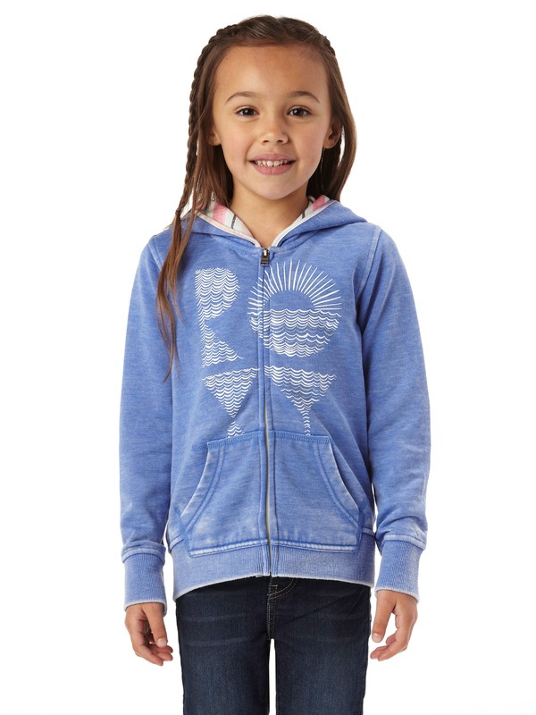 roxy, Girls 2-6 Peace Please Roxy Hoodie, CORN FLOWER (pnd0) 0 Girls 2-6 Peace Please Roxy Hoodie ARLFT00060 Roxy