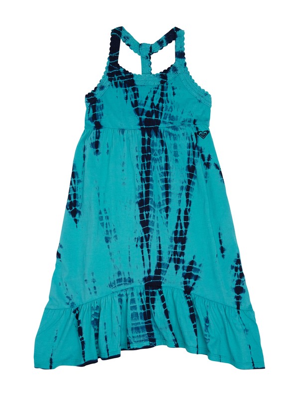 roxy, Girls 2-6 Drifting Away Dress, TILE BLUE TIE DYE PATTERN (bpm6) 0 Girls 2-6 Drifting Away Dress ARLKD00036 Roxy