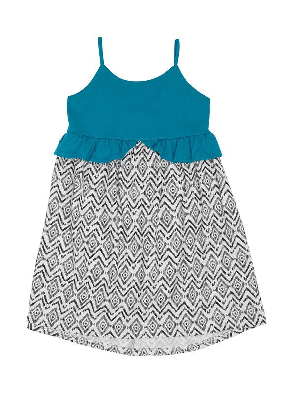 roxy, Girls 2-6 Night Song Dress, TRUE BLACK DIAMOND ETHNIC PRIN (kvj6) 0 Girls 2-6 Night Song Dress ARLKD00037 Roxy