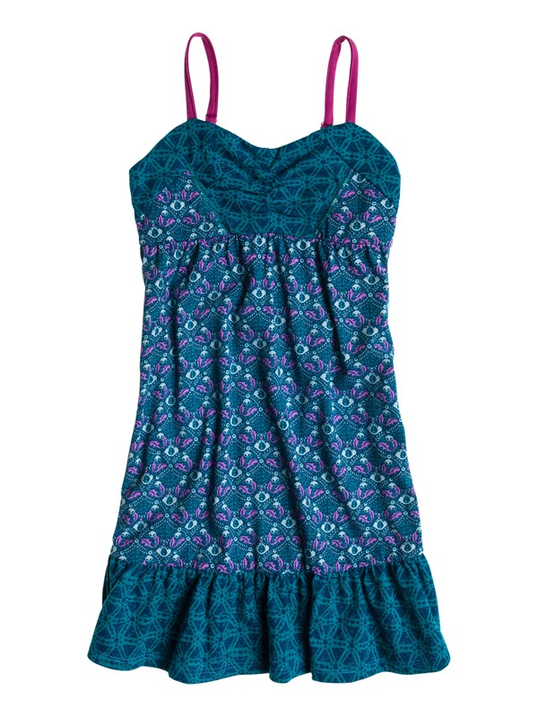 roxy, Girls 2-6 Dancing Leaves Dress, ANNA OCEAN PATTERN (bsk6) 0 Girls 2-6 Dancing Leaves Dress ARLKD03000 Roxy