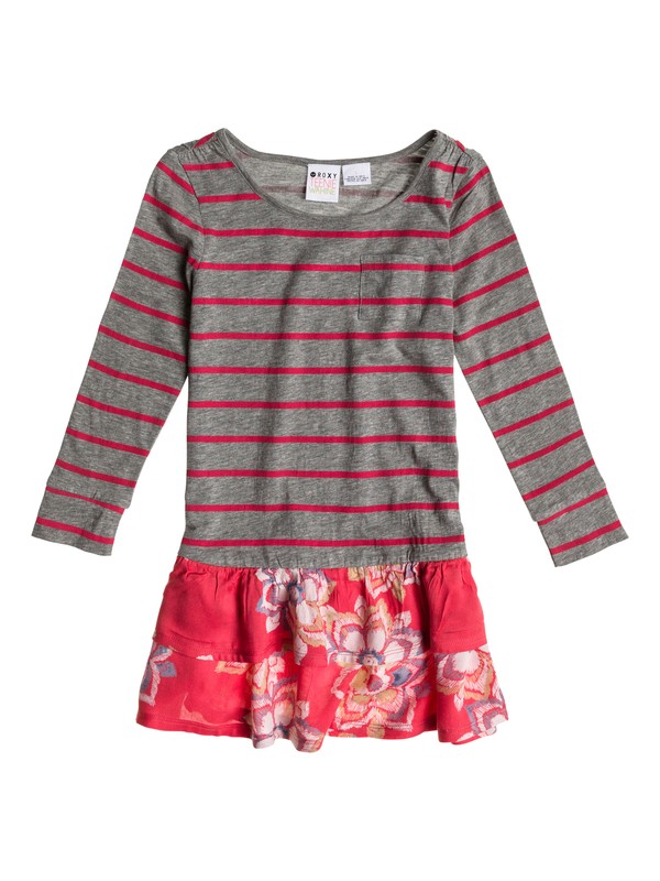 roxy, Girls 2-6 Windstorm Dress, CAROLINA CALYPSO CORAL FLORAL (mkl6) 0 Girls 2-6 Windstorm Dress ARLKD03006 Roxy