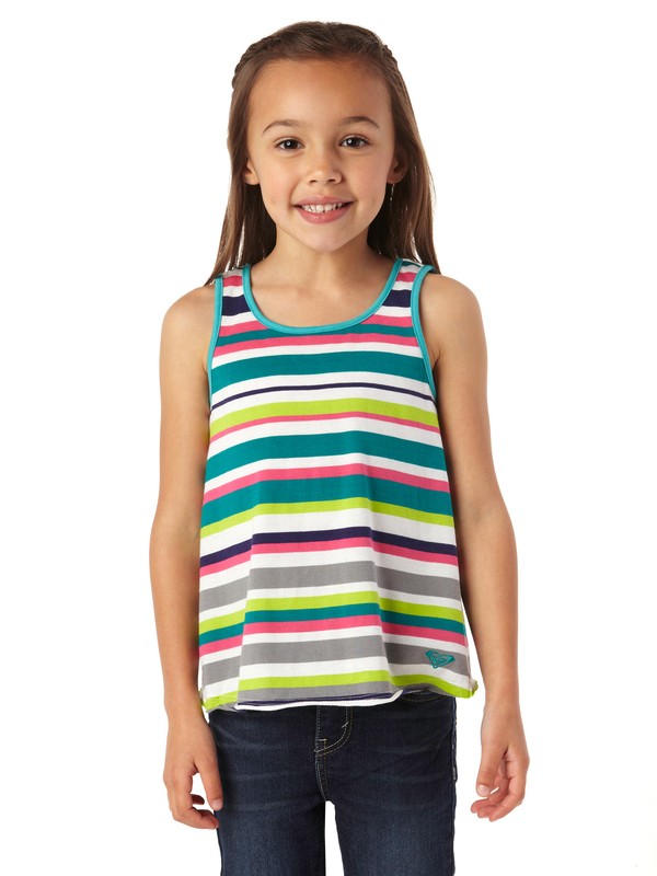 roxy, Girls 2-6 Clear View Top, TROPICAL PINK FLORAL PRINT (mlw6) 0 Girls 2-6 Clear View Top ARLKT00032 Roxy
