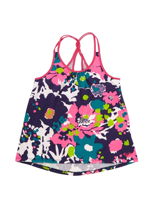 roxy, Girls 2-6 Sky Ridge Tank, INDIGO ABSTRACT FLORAL (pss7) 0 Girls 2-6 Sky Ridge Tank ARLKT00033 Roxy
