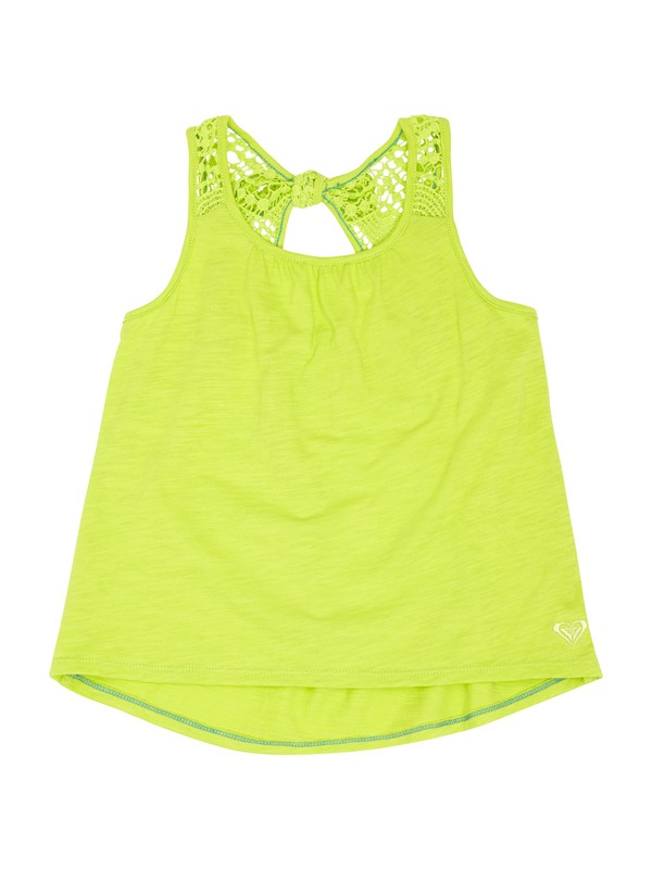 roxy, Girls 2-6 Receding Tide Tank, LIME ICE (gha0) 0 Girls 2-6 Receding Tide Tank ARLKT00046 Roxy