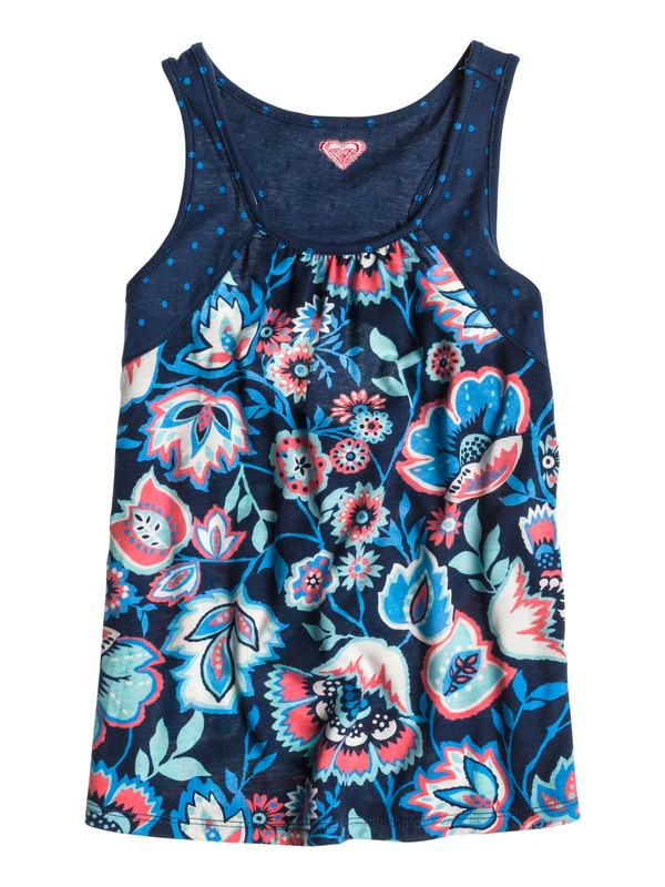 roxy, EACH DAY, TURKISH DARK DENIM FLORAL (brq6) 0 EACH DAY ARLKT03005 Roxy