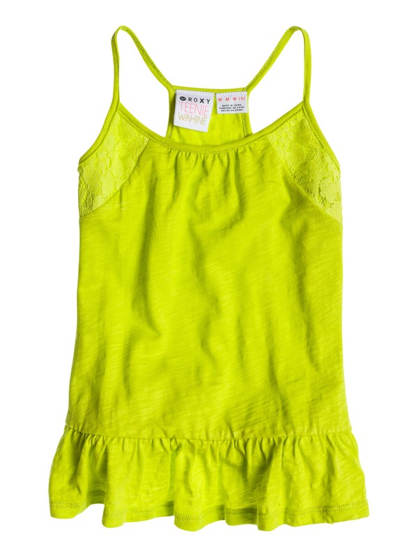 roxy, Girls 2-6 In Your Heart Tank, LIME ICE (gha0) 0 Girls 2-6 In Your Heart Tank ARLKT03006 Roxy