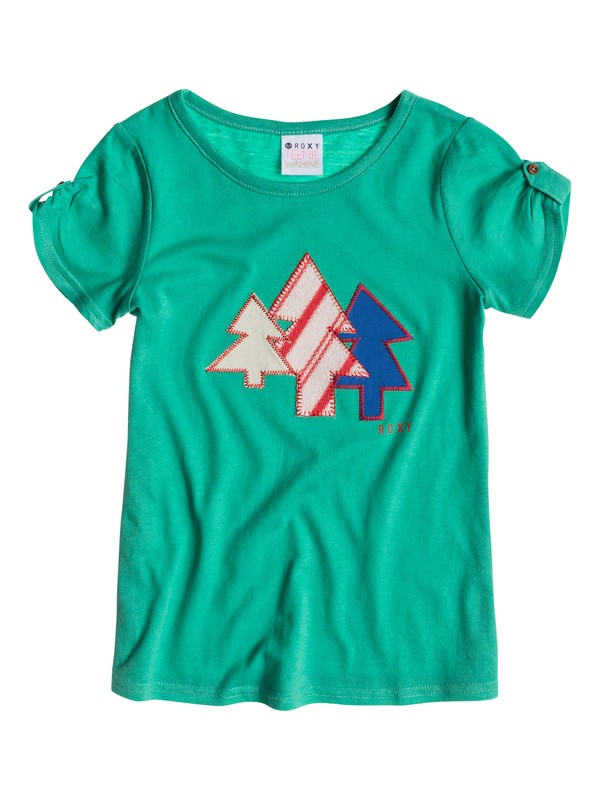 roxy, Girls 2-6 Pine Tree Top, MARINE GREEN (glc0) 0 Girls 2-6 Pine Tree Top ARLKT03012 Roxy