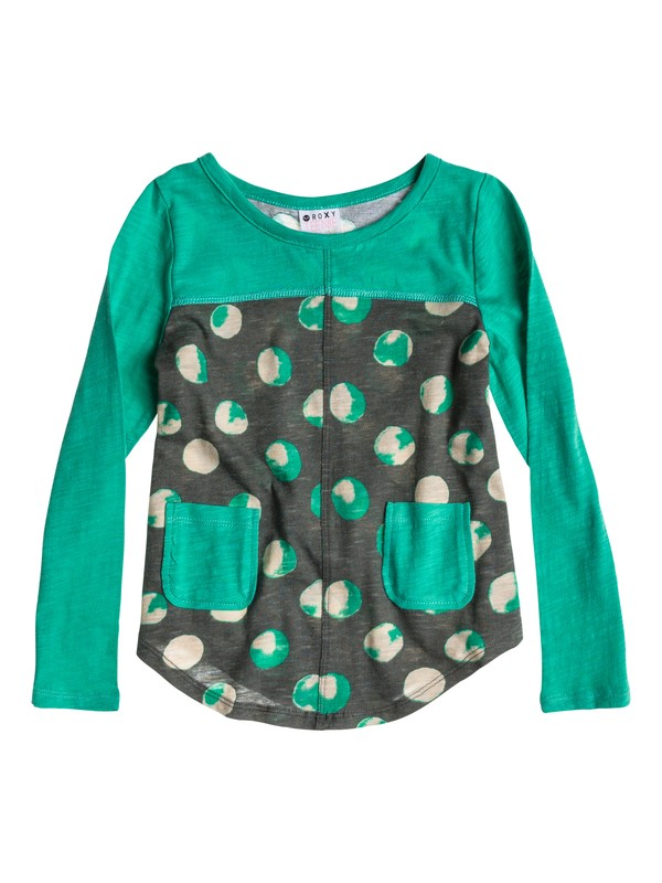 roxy, Girls 2-6 Sea Spray Top, FADED MARINE GREEN POLKA DOT (glc6) 0 Girls 2-6 Sea Spray Top ARLKT03014 Roxy