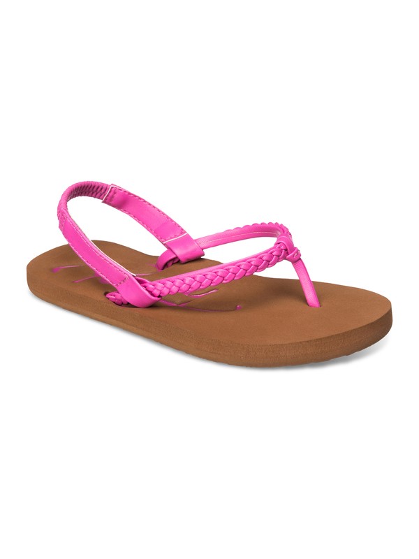 roxy, Girl's 2-6 Cabo Sandals, HOT PINK (hpn) 0 Girl's 2-6 Cabo Sandals Pink ARLL100039 Roxy