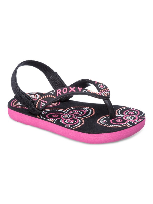 roxy, Girls 2-6 Sandee Flip Flops, BLACK (blk) 0 Girls 2-6 Sandee Flip Flops ARLL100041 Roxy