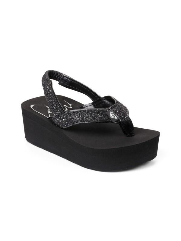 roxy, Girls 2-6 Glitz Sandals, BLACK GEO (bk1) 0 Girls 2-6 Glitz Sandals ARLL200003 Roxy