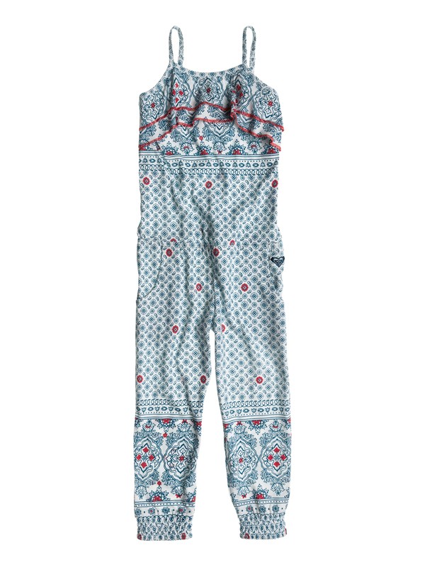 roxy, Girls 2-6 Scarlet Sail Romper, DEHLI TURTLEDOVE BORDER (wdv6) 0 Girls 2-6 Scarlet Sail Romper ARLNP03001 Roxy