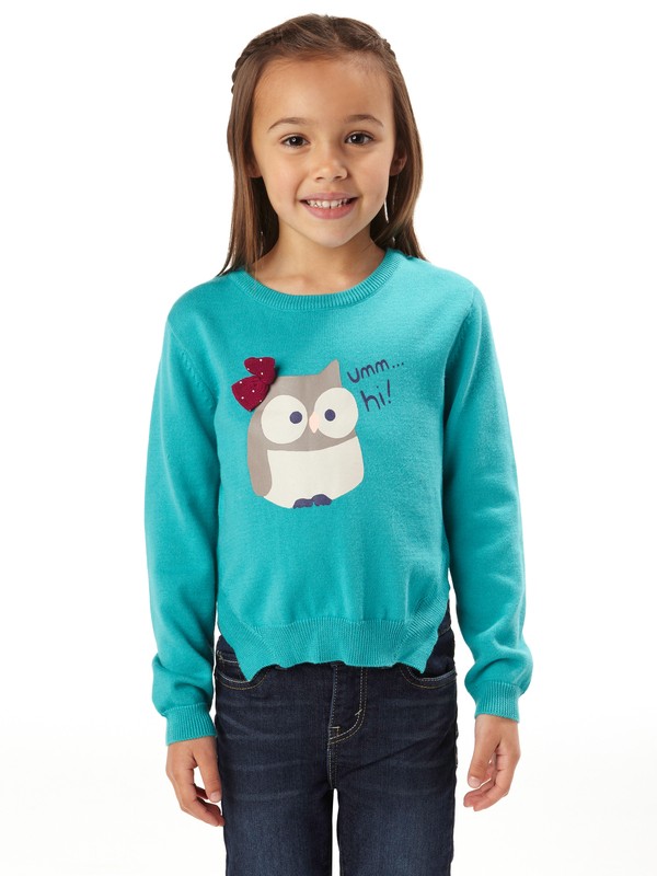 roxy, Girls 2-6 Sea Pine Sweatshirt, BALTIC BLUE (blk0) 0 Girls 2-6 Sea Pine Sweatshirt ARLSW00009 Roxy