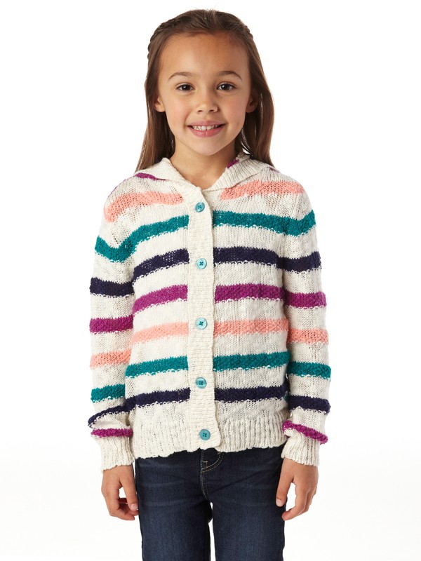 roxy, Girls 2-6 Camden Top, SEA WATER KNIT STRIPE (grl3) 0 Girls 2-6 Camden Top ARLSW00010 Roxy