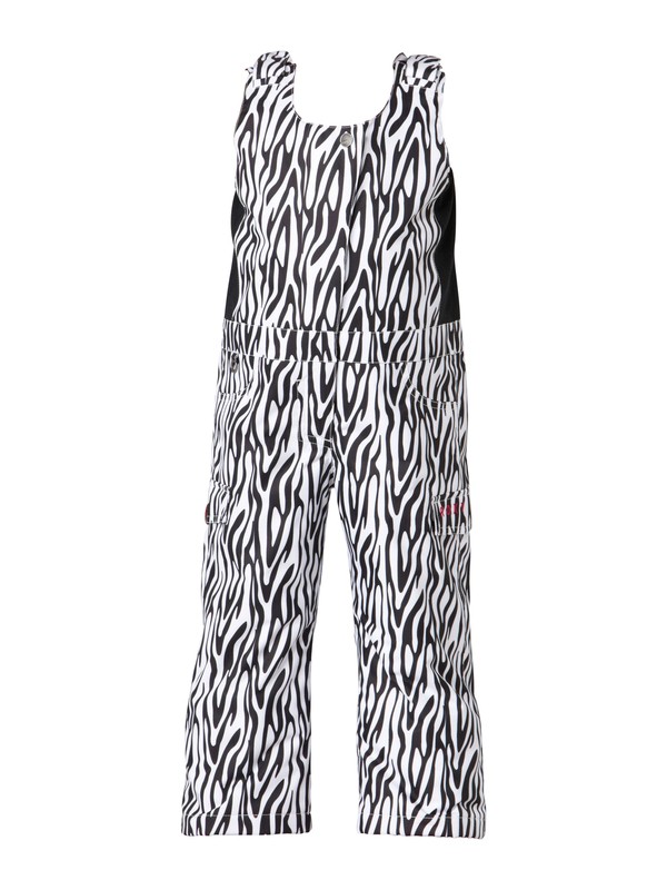 roxy, Girls 2-6 Nadia Toddler Bib Pant, ZEBRA (kvj9) 0 Girls 2-6 Nadia Toddler Bib Pant ARLTP00001 Roxy