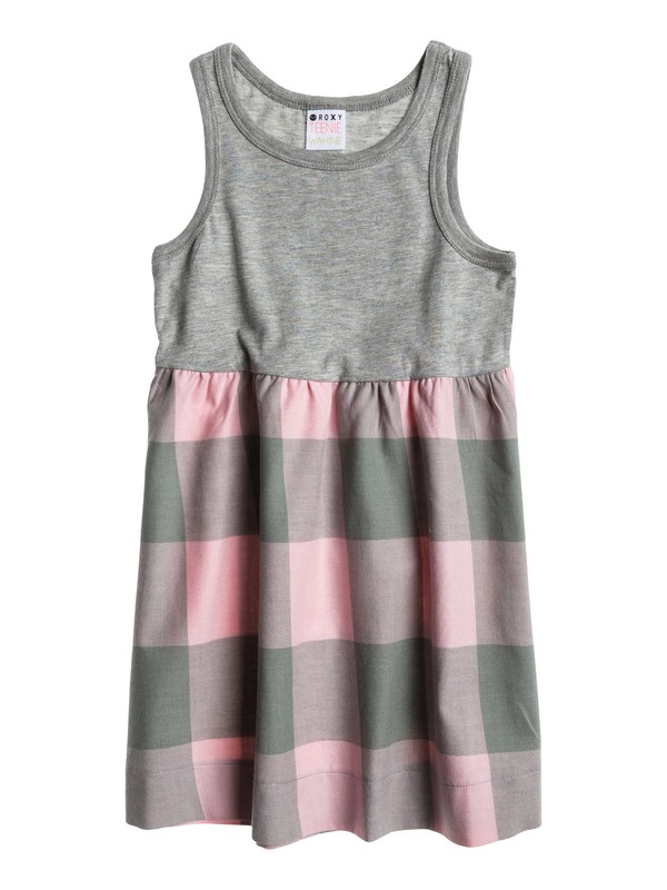 roxy, Girls 2-6 Picinic Dress, OVERSIZE SILVER PINK CHECK (mfc1) 0 Girls 2-6 Picinic Dress ARLWD03002 Roxy