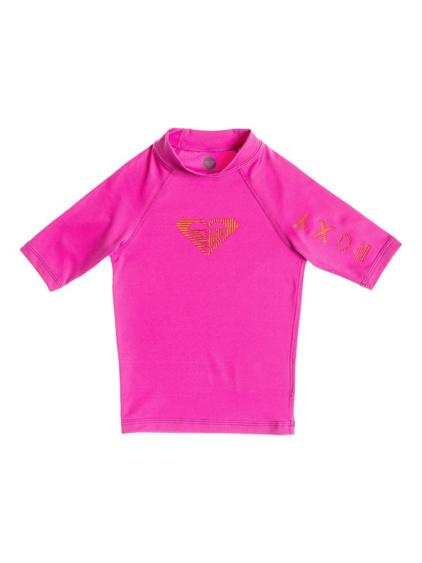 roxy, Roxy Love - Short Sleeve Rash Vest, PARADISE PINK (mlg0) 0 Roxy Love - Short Sleeve Rash Vest ARLWR03015 Roxy