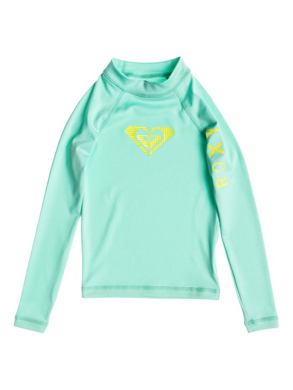 roxy, Girls 2-6 Roxy Love Long Sleeve Rashguard, CABBAGE (cbw) 0 Girls 2-6 Roxy Love Long Sleeve Rashguard ARLWR03016 Roxy
