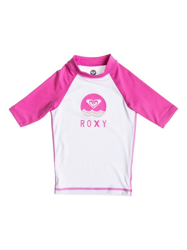 roxy, Sail Away - Kurzarm-Rashvest, WHITE/PARADISE PINK (xwwm) 0 Sail Away - Kurzarm-Rashvest ARLWR03017 Roxy