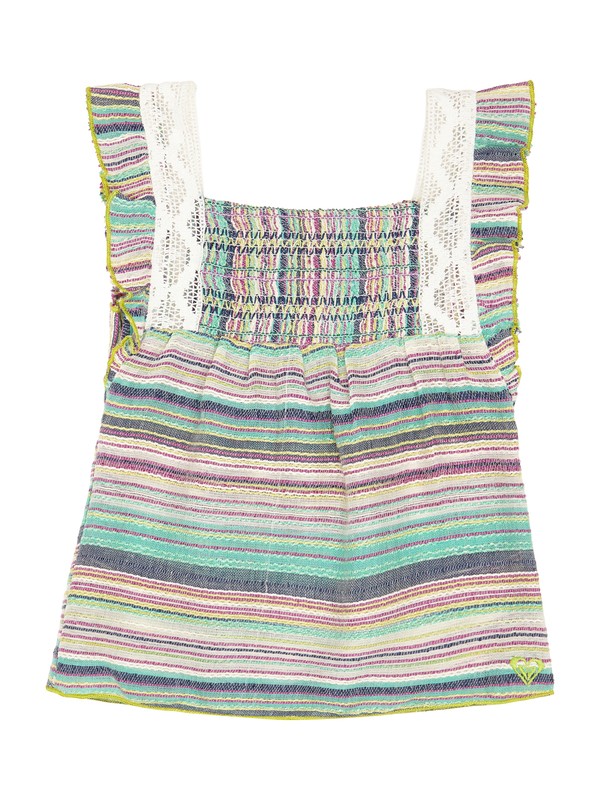 roxy, Girls 2-6 The Favorite Top, SPECTRA GREEN NUB STRIPE (gnq3) 0 Girls 2-6 The Favorite Top ARLWT00011 Roxy