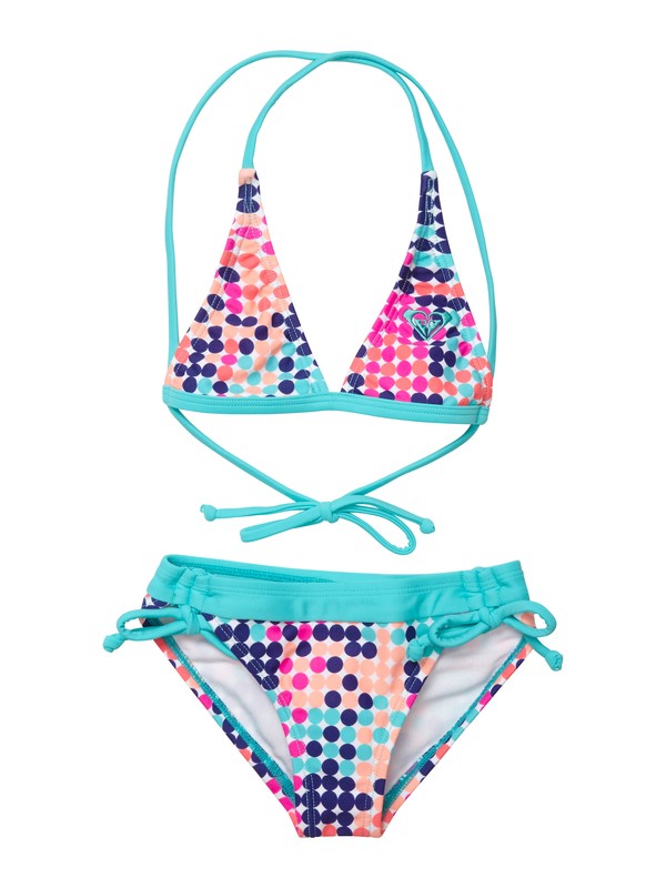 roxy, Girls 2-6 Peaceful Dreamer Halter Set Swimsuit, GPNK PEACEFULDRM (mkl7) 0 Girls 2-6 Peaceful Dreamer Halter Set Swimsuit ARLX200012 Roxy