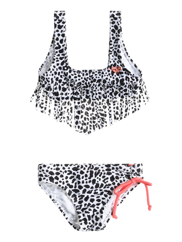 roxy, Girls 2-6 Roxy Wild Fringe Tankini Set, ROXY WILD TRUE BLACK PRINT (kvj6) 0 Girls 2-6 Roxy Wild Fringe Tankini Set ARLX203001 Roxy