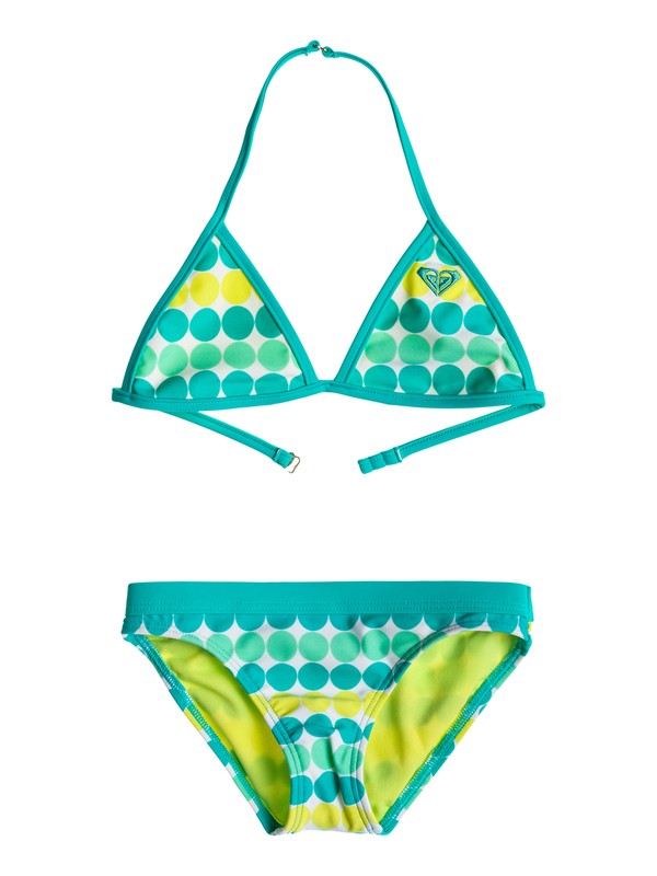 roxy, TIKI TRI SET, KALIDESCOPE TURQUOISE (blw6) 0 TIKI TRI SET ARLX203007 Roxy