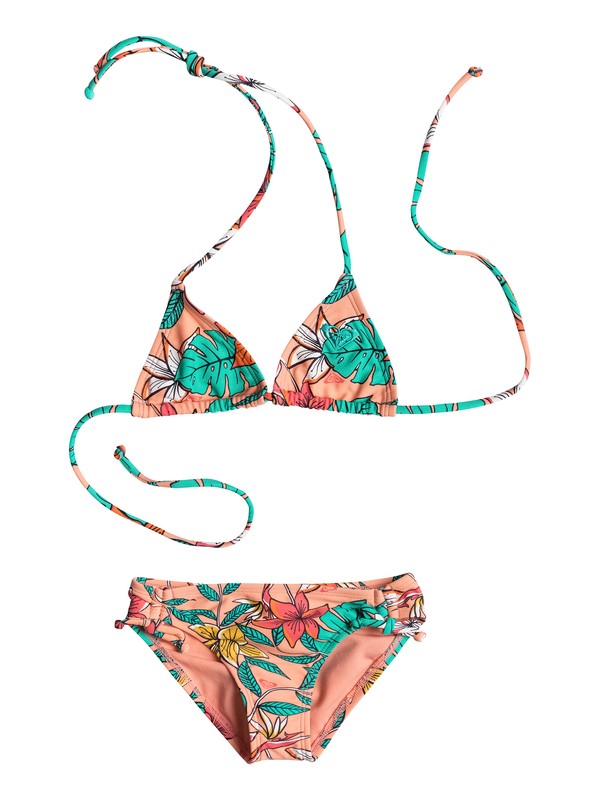 Base Shirred Ties - Tiki Triangle Bikini Set ARLX203024 0 Base Shirred Ties - Bikini ARLX203024 Roxy