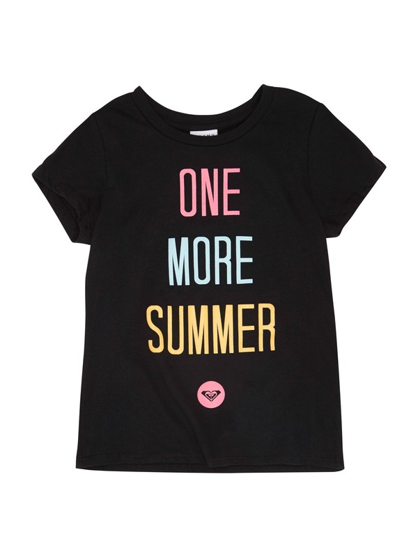 roxy, Girls 2-6 One More Summer Tee, TRUE BLACK (kvj0) 0 Girls 2-6 One More Summer Tee ARLZT00153 Roxy