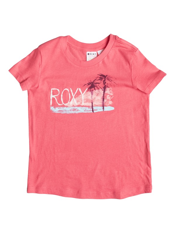 roxy, Girls 2-6 Island Life Tee, CALYPSO CORAL (mkl0) 0 Girls 2-6 Island Life Tee ARLZT03003 Roxy